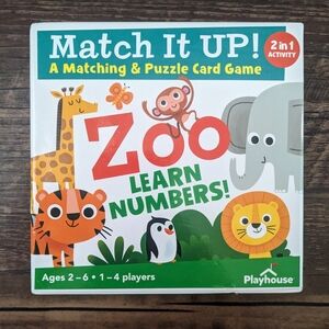 Playhouse Match It UP! Zoo Game/Puzzle